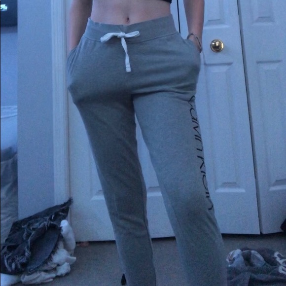 Grey Calvin Klein Joggers - Picture 2 of 4